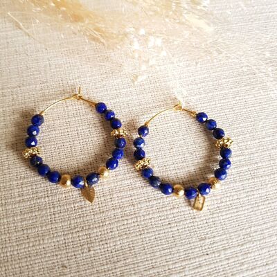 Boucles d'oreilles Murielle Lapis