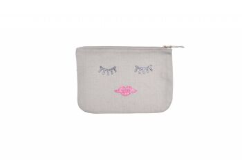 Trousse Visage Gris Clair