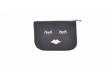 Trousse Visage Gris Foncé