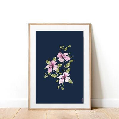 Hibiscus A4 Art Print