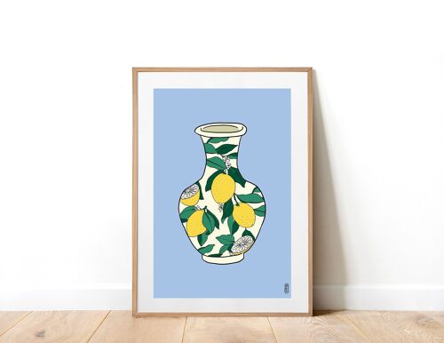 Limon Vase A5 Art Print