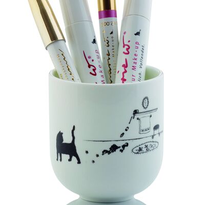 Mug cosmétique "Katz` dans la salle de bain"