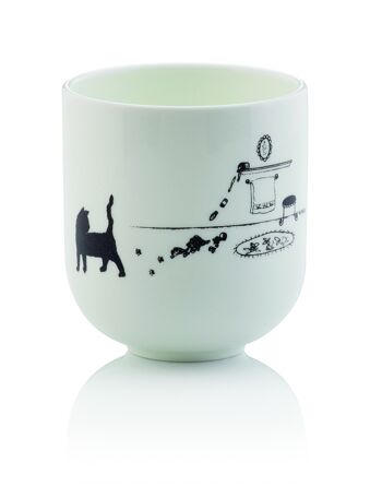 Mug cosmétique "Katz` dans la salle de bain" 2