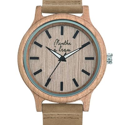 maple beige leather-H
