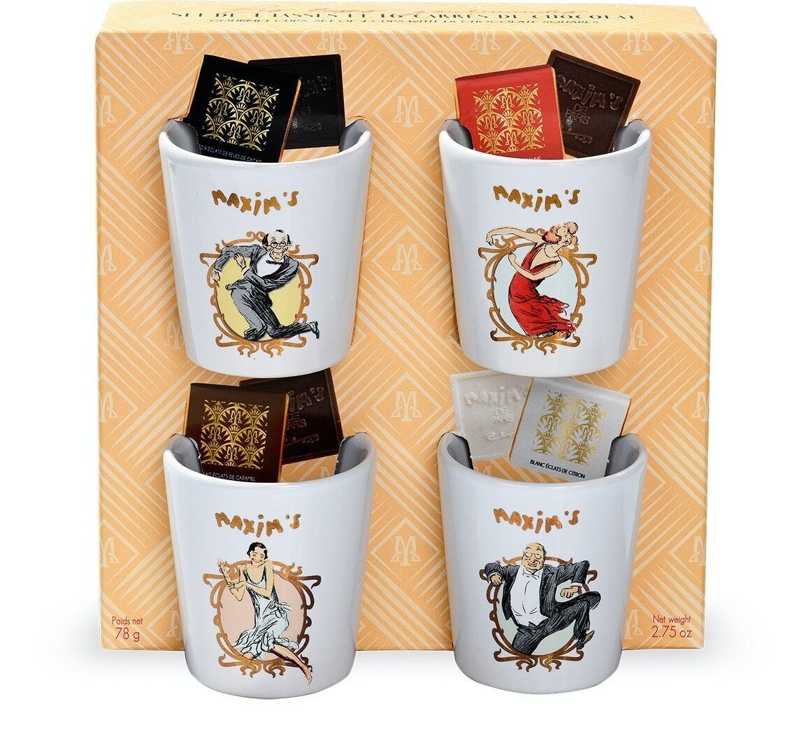 Les Tasses Gourmandes - 16 quadrati di cioccolatini assortiti