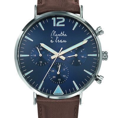 the precise brown leather F blue-H
