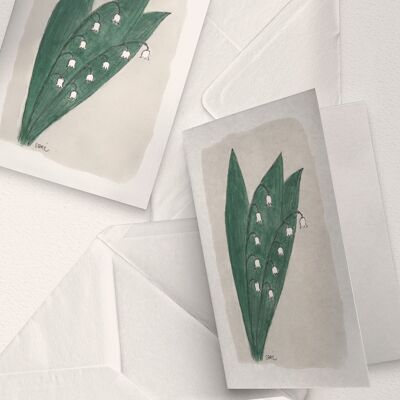 Lilies of the Walley - A6 Folded