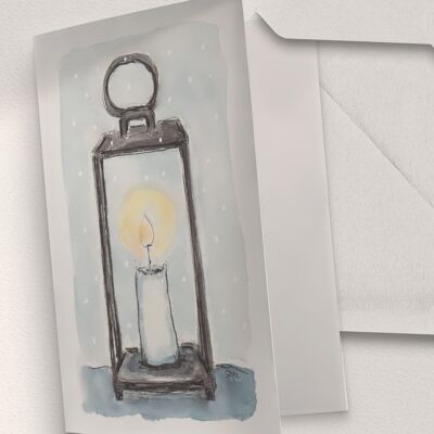 Farol de Navidad - A6 Doblado