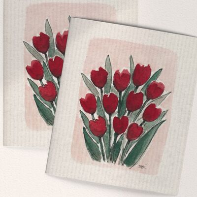 Tulipanes rojos