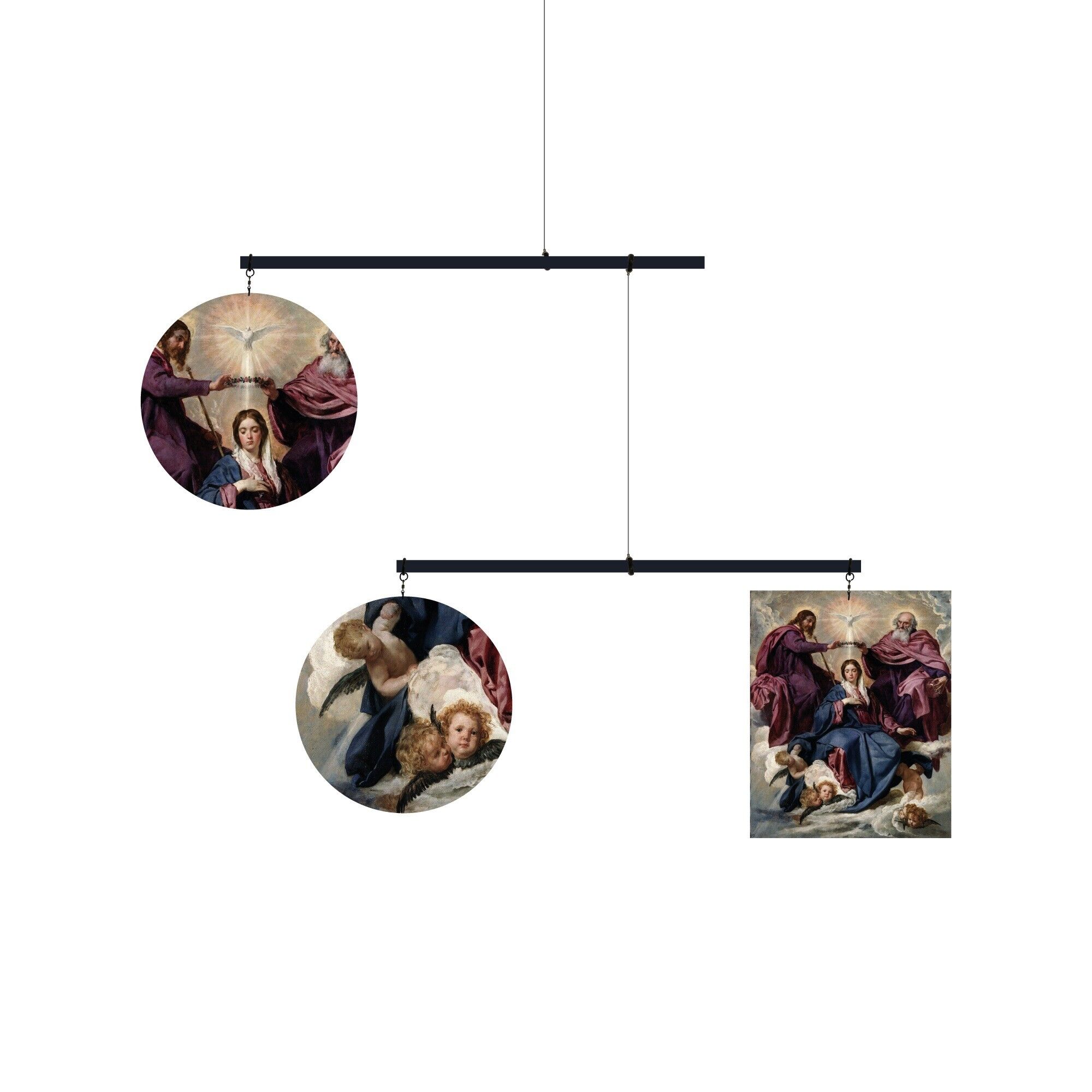 La Coronación De La Virgen 40cm x 44cm