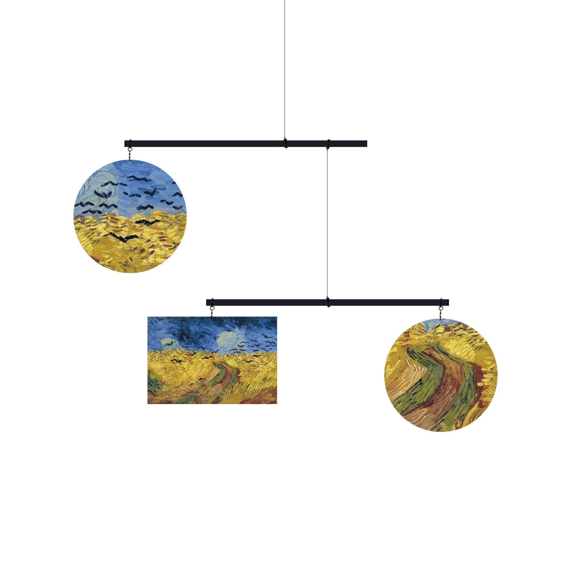 Trigal Con Cuervos 54cm x 58cm