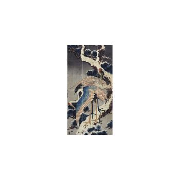 IXXI - Two cranes on a snowy pine branch S - Wall art - Poster - Wall Decoration 2