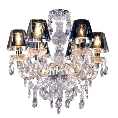 Candelabro Romeo 6 brazos cromo