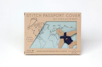 Couverture de passeport Stitch
 menthe 6