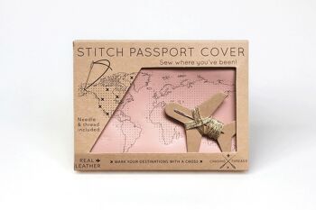 Couverture de passeport Stitch
 Rose 6