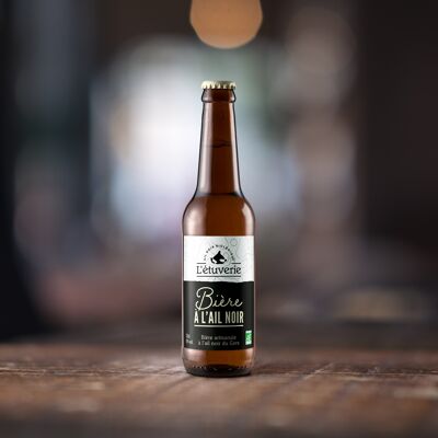 Birra biologica all'aglio nero