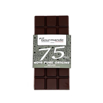 Tablette de chocolat 75%