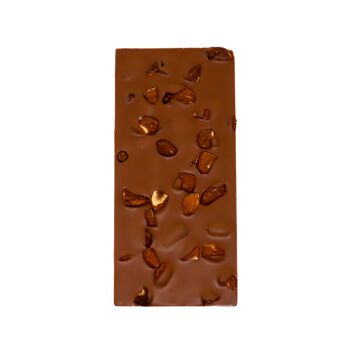 Tablette de chocolat au lait 33% Amandes de Provence 2
