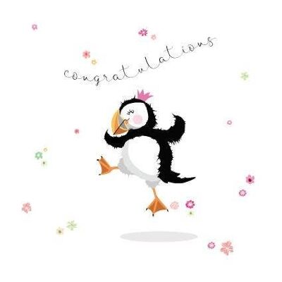 CC34 Congratulations Puffin