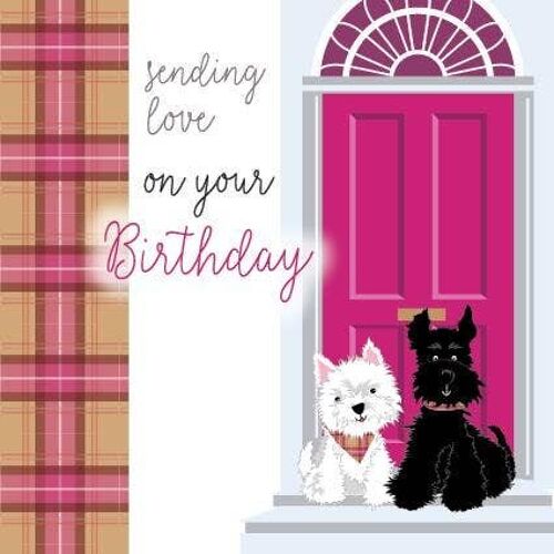 H124 Scottie and Westie Birthday