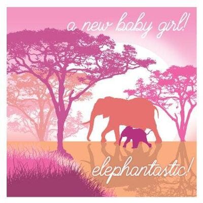 DUS81 Baby Girl Elefantes