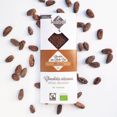 Tablette de chocolat au lait 39% cacao