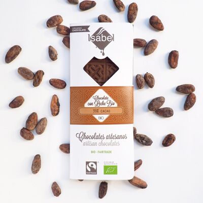 Tableta Chocolate con Leche 39% Cacao