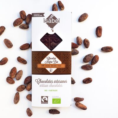 Tableta Chocolate Negro 65% Cacao, Orígen PERÚ