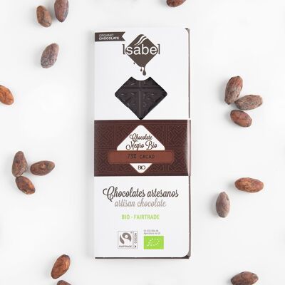 Dunkle Schokoladentafel 73 % Kakao