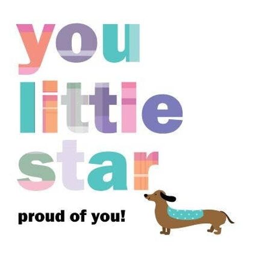 HE108 Little Star Thank You Sausage Dog