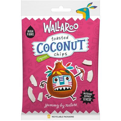 Chips de noix de coco grillées biologiques Wallaroo