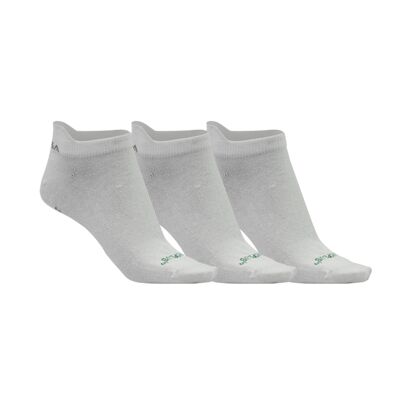 GSA ORGANICPLUS+ 365 Low Cut Socks / 3 Pack / White