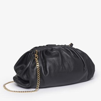 Winchester - Black pillow handbag Italian Leather Handmade