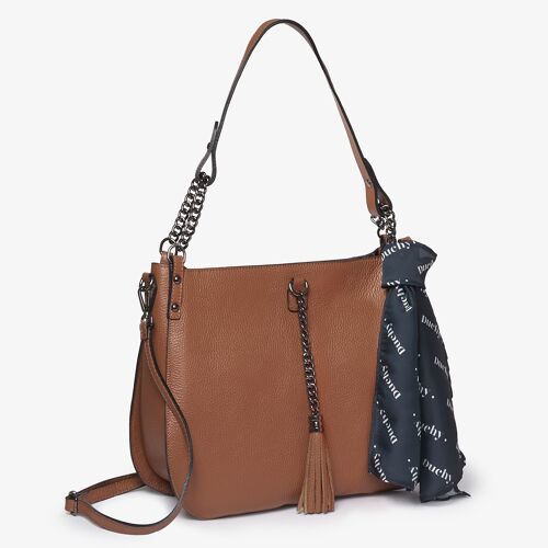 Knightsbridge -Tan Shopper Italian Leather Handmade Handbag