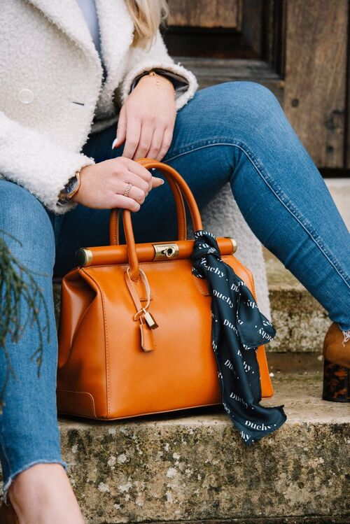 Kettering -Tan Italian Leather Tote Bag Handmade Handbag