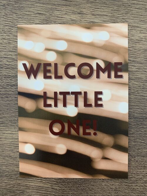 Welcome little  .. - KARTE BY SARA BECKER - THE LABEL