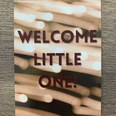Welcome little .. - CARD BY SARA BECKER - THE LABEL