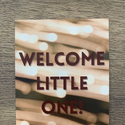 Welcome little .. - CARD BY SARA BECKER - THE LABEL