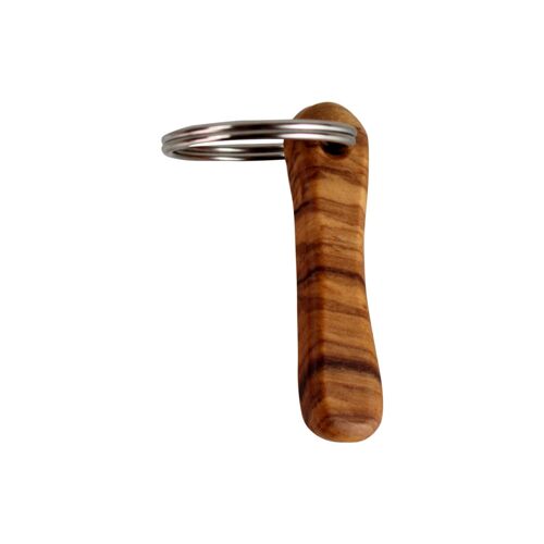 Schlüsselanhänger Buchstaben aus Holz A-Z Schlüsselanhänger "I"