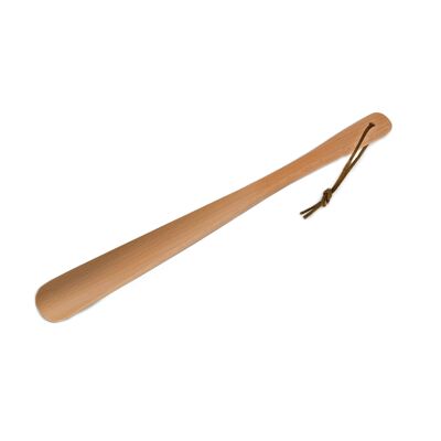 Shoehorn made of beech wood, oiled 37cm