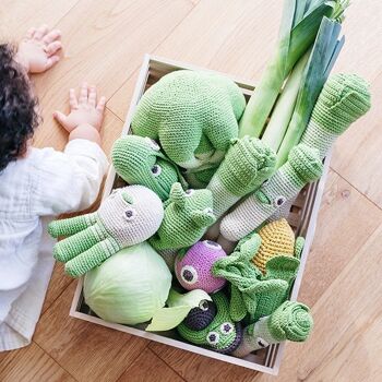 LE POIREAU - HOCHET POUR BÉBÉ EN COTON BIO 4