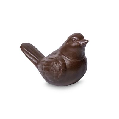 Mexican decoration bird made of clay in brown