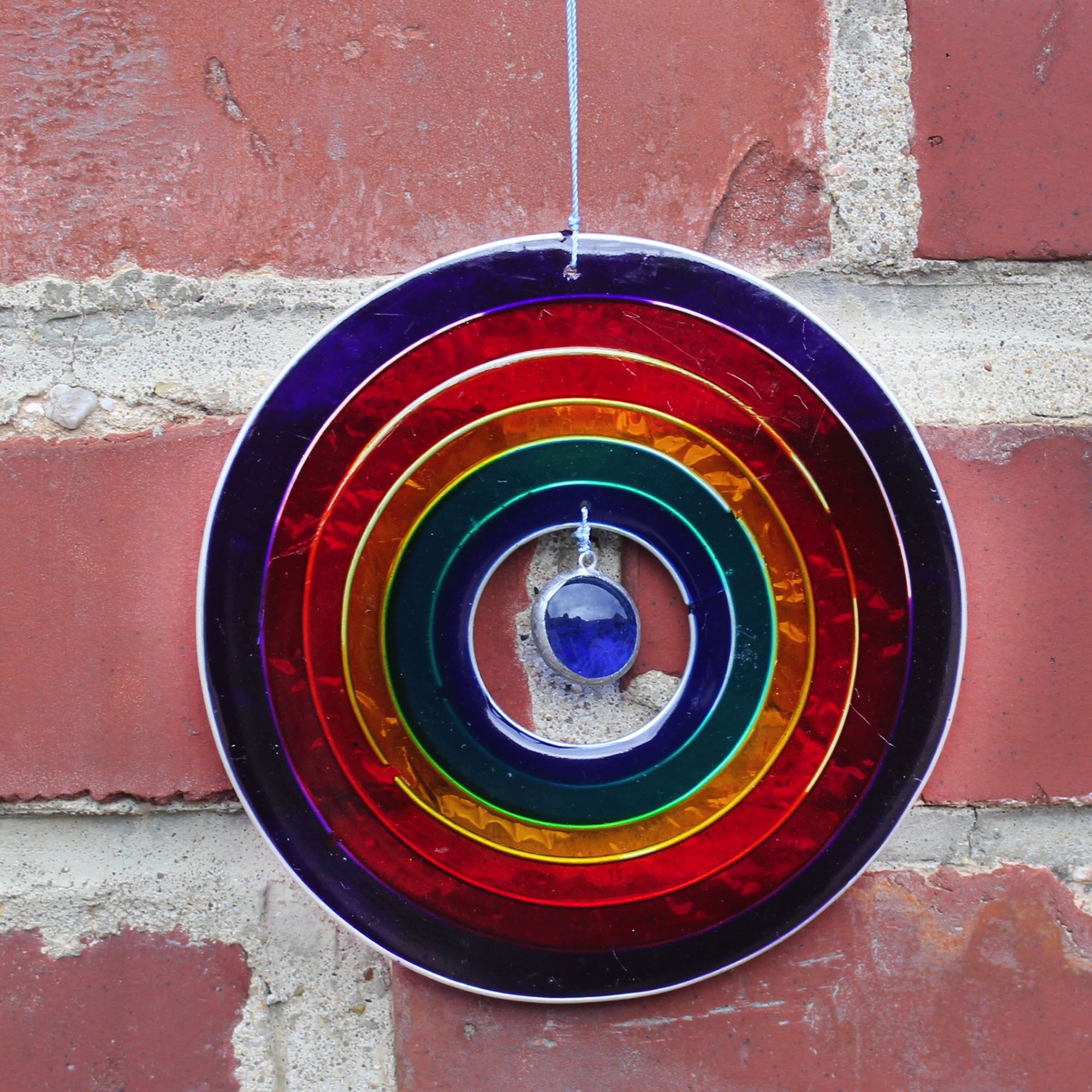 Suncatcher aus Resin Regenbogen Kreis