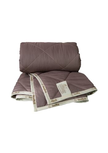 Couette d'hiver avec ouate, cacao 1