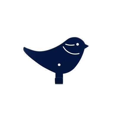 Wandhaken Vogel Blau