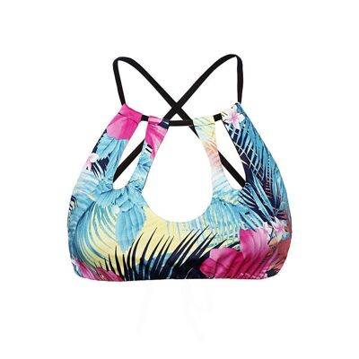 Stromboli Strappy Bottom: Fiore tropicale