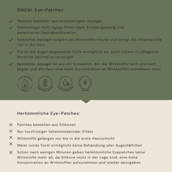 Patchs oculaires hydrogel noirs au ginseng 7