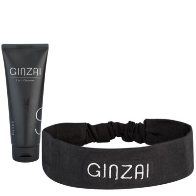 Crema detergente 2in1 con ginseng coreano premium 200 ml + fascia per capelli GINZAI