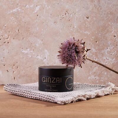 Crème raffermissante pour le cou et le décolleté au ginseng coréen premium (ginseng forestier) - 100 ml