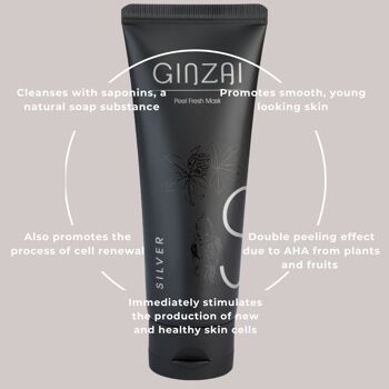 Masque exfoliant pour le visage au ginseng coréen premium (ginseng forestier) - 100 ml 7